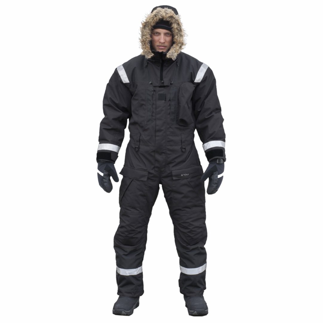 Snescooter Heldragt Iceware Pro Sort SnowPeople XXL