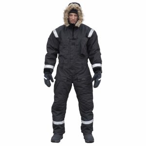 Snescooter Heldragt Iceware Pro Sort SnowPeople