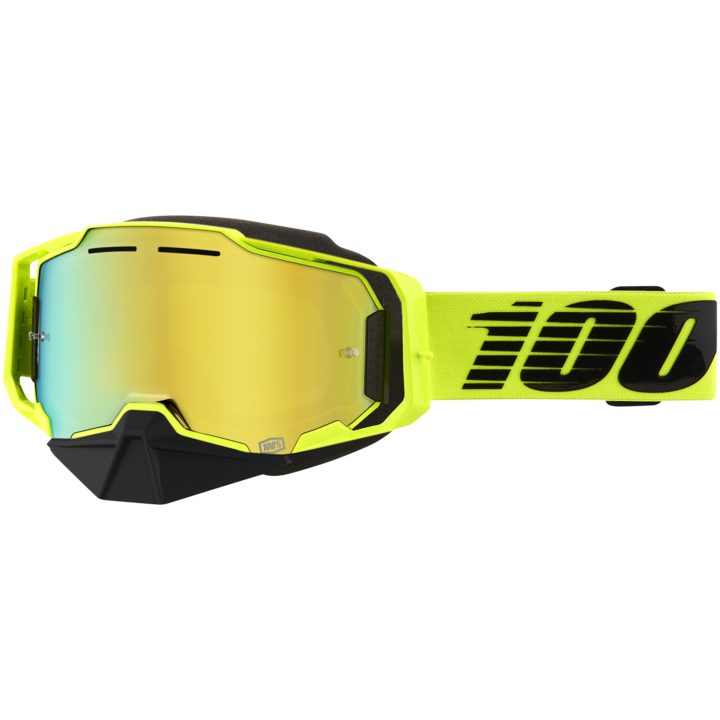 Snescooterbriller Armega Snow Fluorescerende Gul 100% En størrelse – billede 3