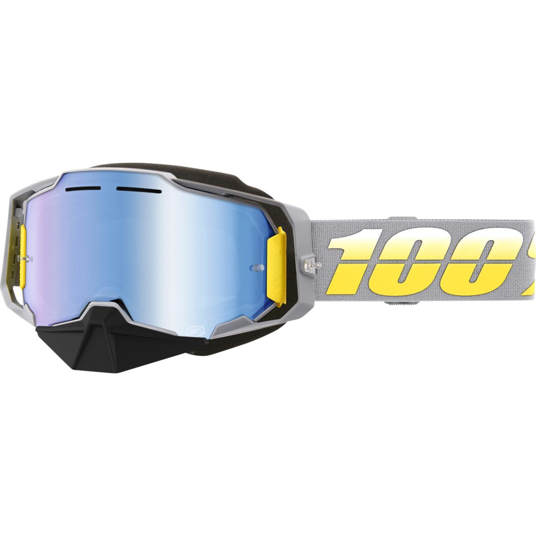 Snescooterbriller Armega Snow Grå/gul 100% En størrelse