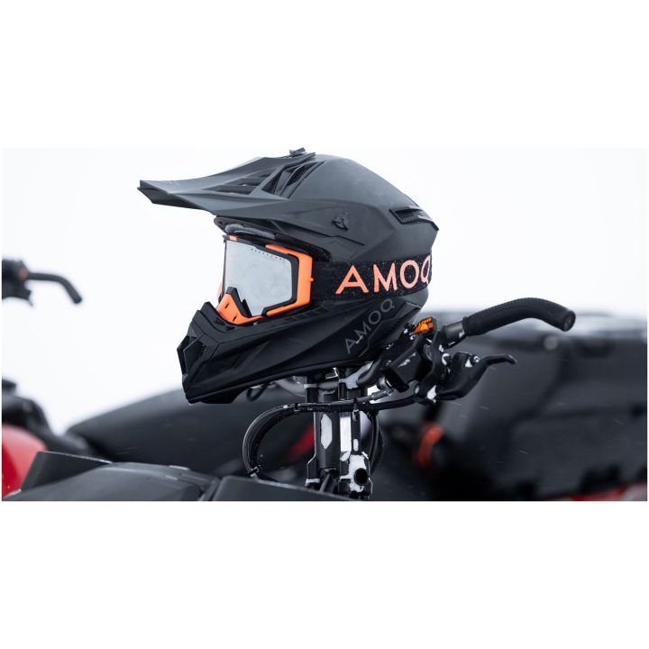 Snescooterbriller Aster Vent+ Sort Orange Sølv Spejl AMOQ OS – billede 3