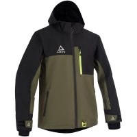 Snescooterjakke Dynamic Foret Sort Militærgrøn Hivis AMOQ