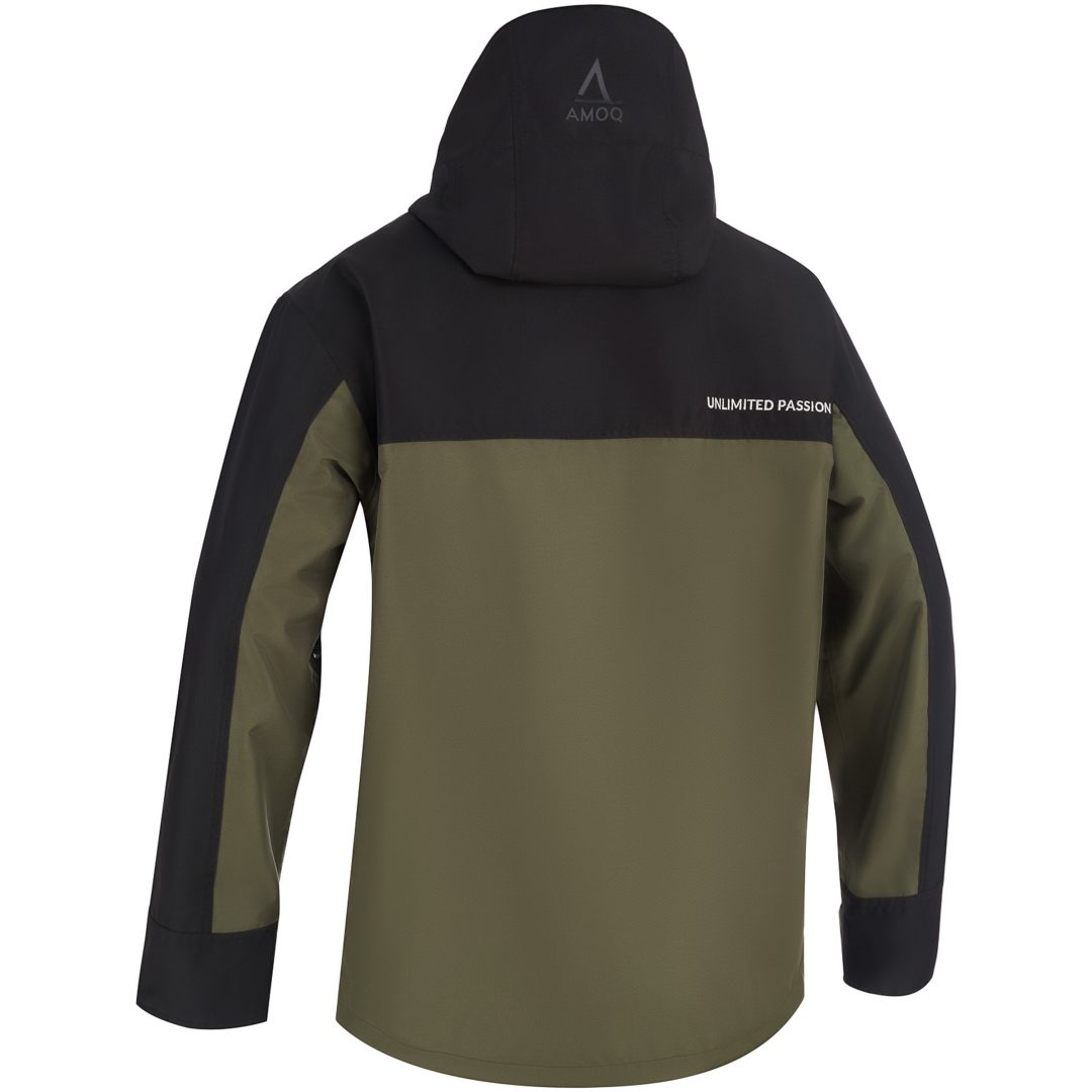 Snescooterjakke Dynamic Foret Sort Militærgrøn Hivis AMOQ XS – billede 2