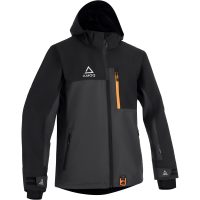 Snescooterjakke Dynamic Foret Tekstil Sort Grå Orange AMOQ