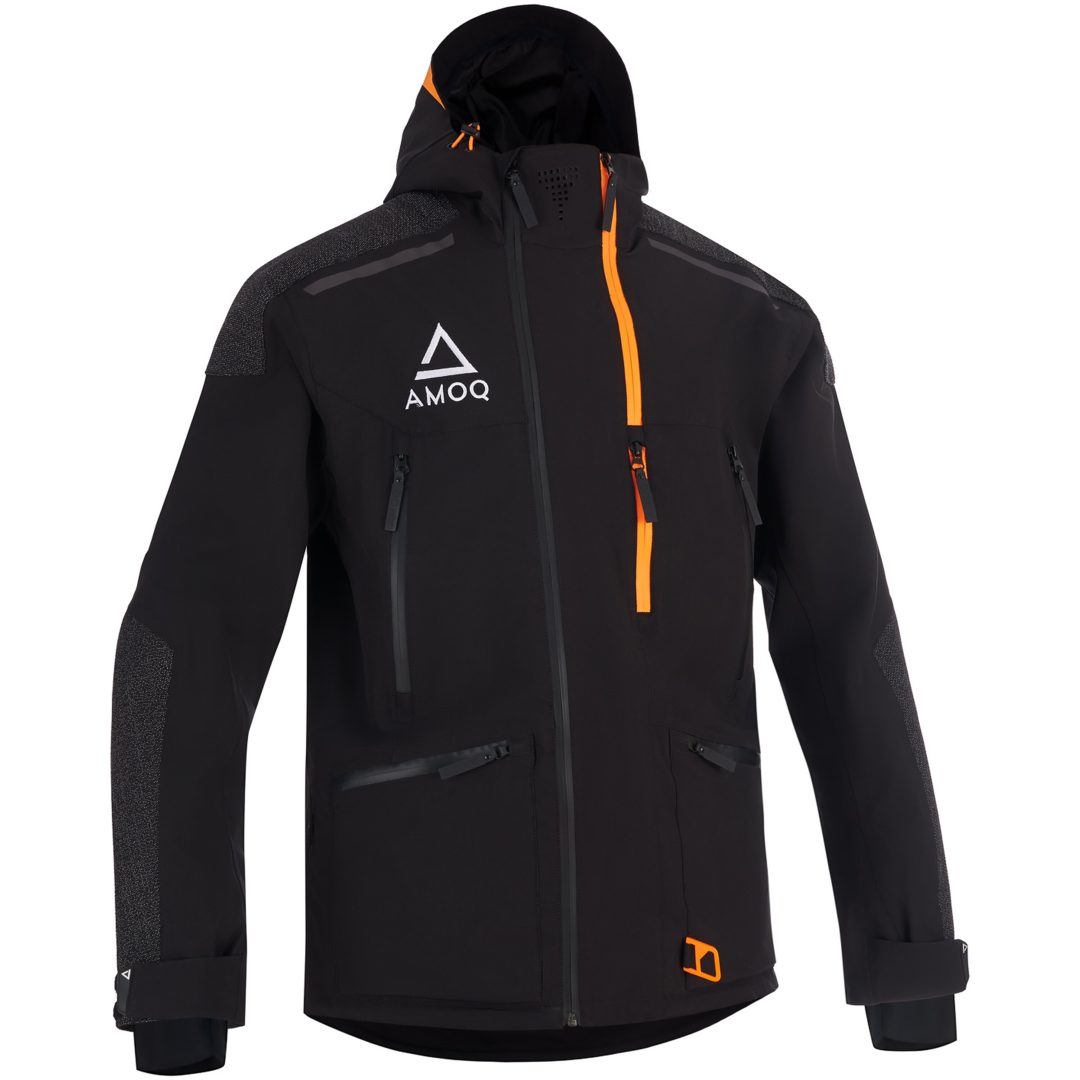 Snescooterjakke Flex Light Tekstil Sort AMOQ XS – billede 7