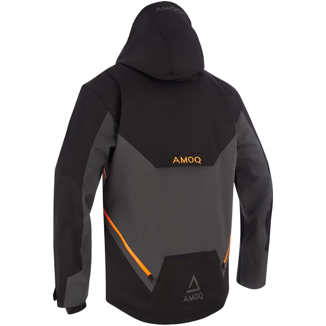 Snescooterjakke Vernal V2 Tekstil Sort Orange AMOQ XS – billede 9