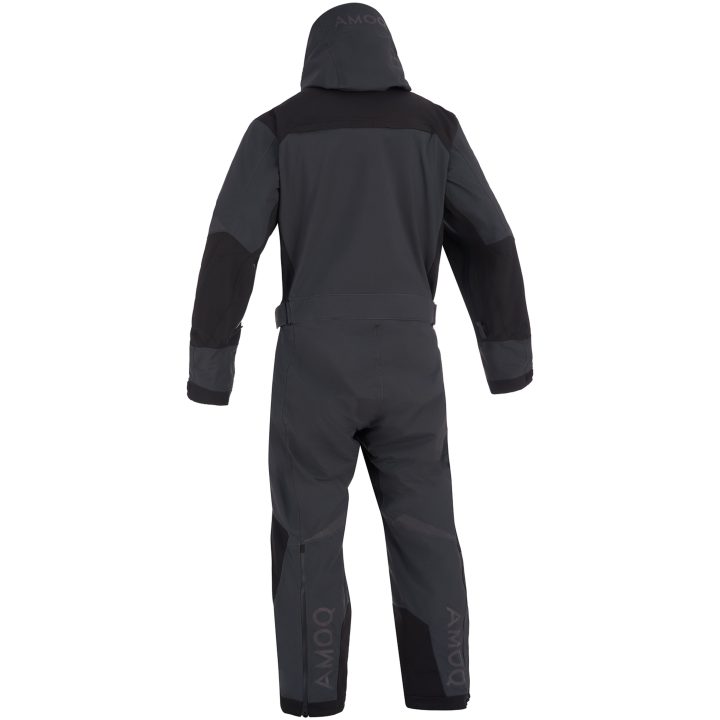 Snescooteroverall Rocket V3 Mørkegrå Sort Gul AMOQ XS – billede 8
