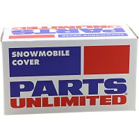 Snescooterovertræk Sort PARTS UNLIMITED