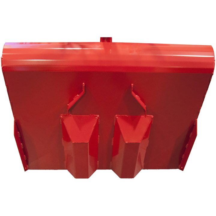 Snescooterslæde 75x75 Rød RIVAL 75x75 cm – billede 2