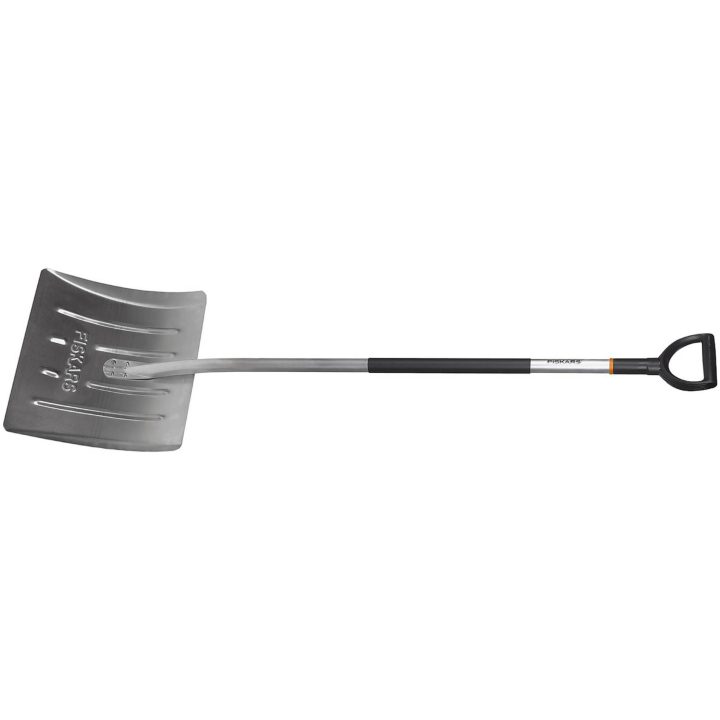 Sneskovl aluminium langt skaft Fiskars sneskovl aluminium lang – billede 2