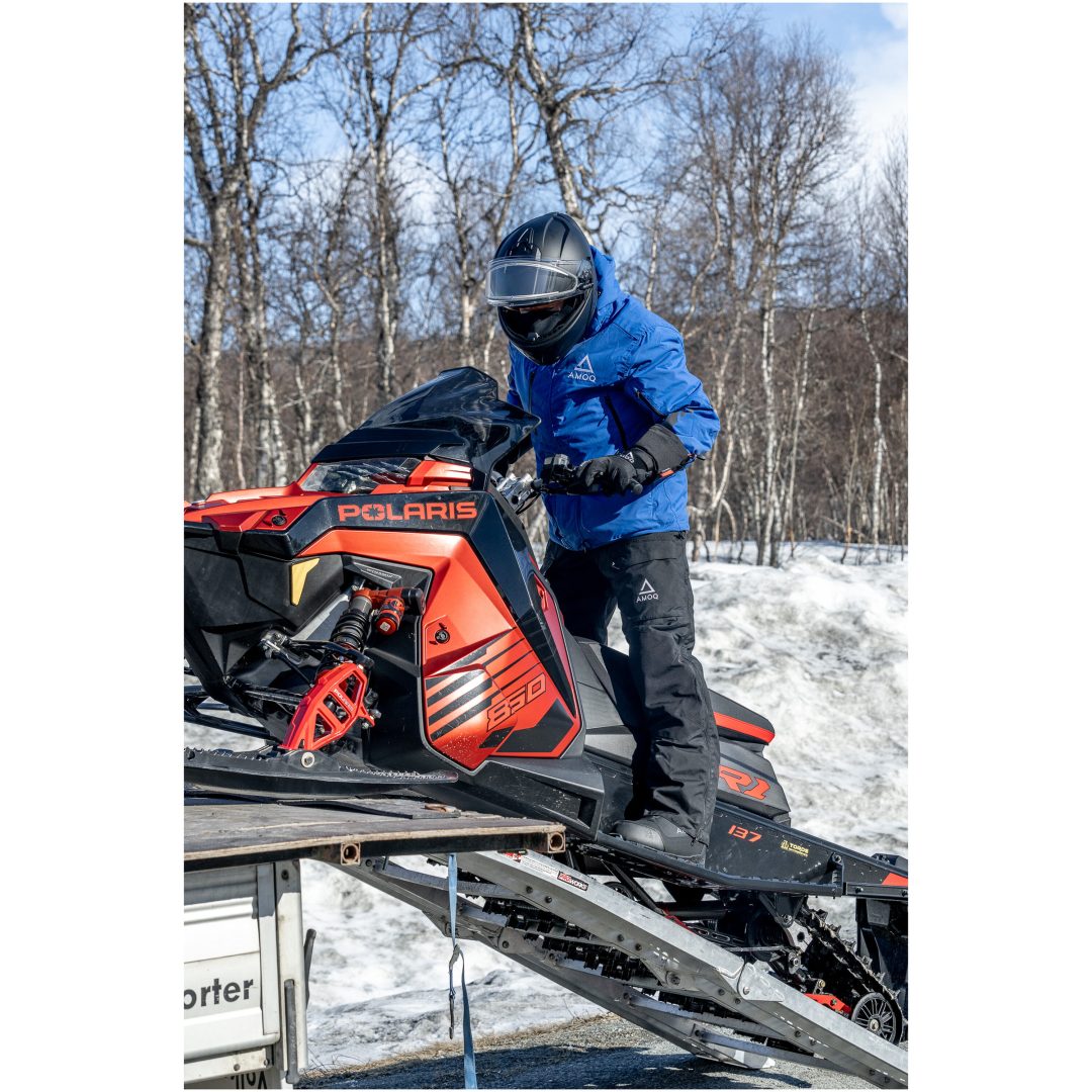 Snøscooterjakke Ranger Tekstil Blå AMOQ XS – billede 6