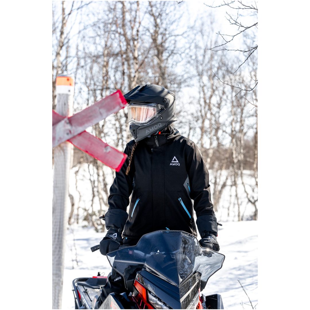 Snøscooterjakke Vernal V2 Tekstil Sort Turkis AMOQ XS – billede 8