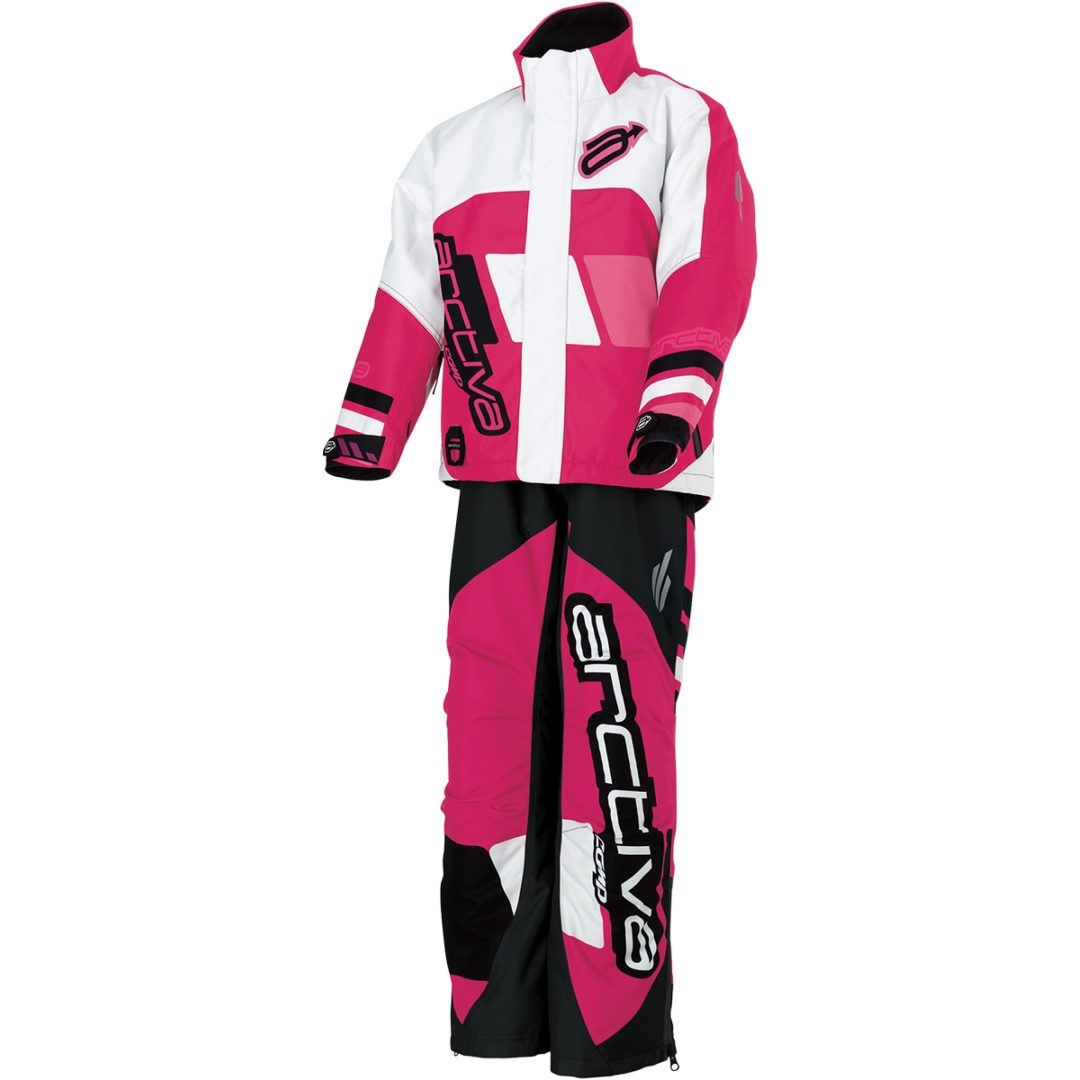 Snowmobile Jakke Børn Comp Pink/Hvid ARCTIVA 10 – billede 2