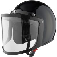 Snowpeople Basic Jet helmet Double visor black, XL