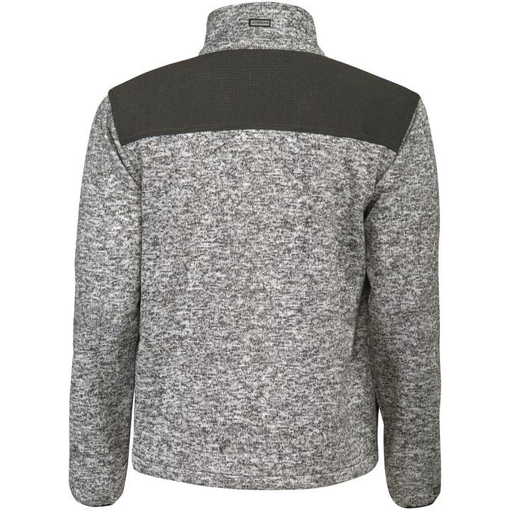 Softshell Jakke 1247 Technical Gråmeleret/Rød Jobman XXXL – billede 2