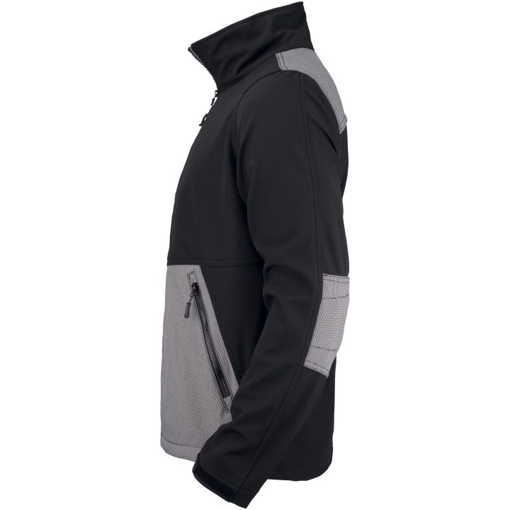 Softshell Jakke 1248 Advanced Sort/Mørkegrå Jobman XXXL – billede 3