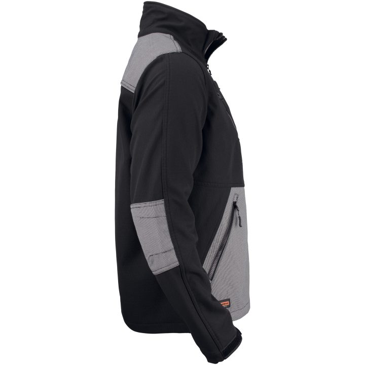 Softshell Jakke 1248 Advanced Sort/Mørkegrå Jobman XXXL – billede 4