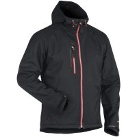 Softshell jakke 49492517 Sort / Rød BLÅKLÄDER