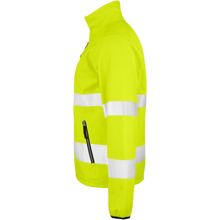 Softshell Jakke Varsel 1202 Practical Gul Jobman XXXL – billede 2