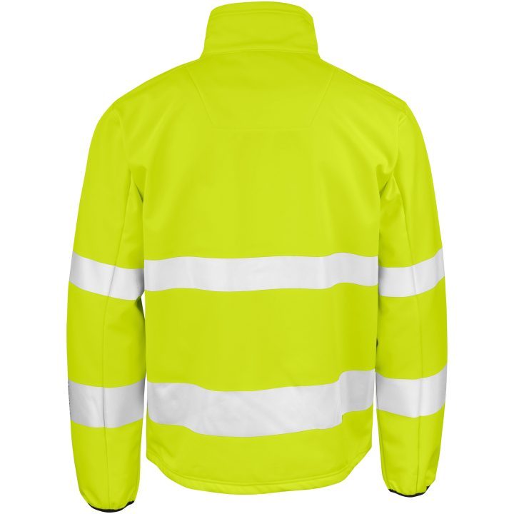 Softshell Jakke Varsel 1202 Practical Gul Jobman XXXL – billede 3