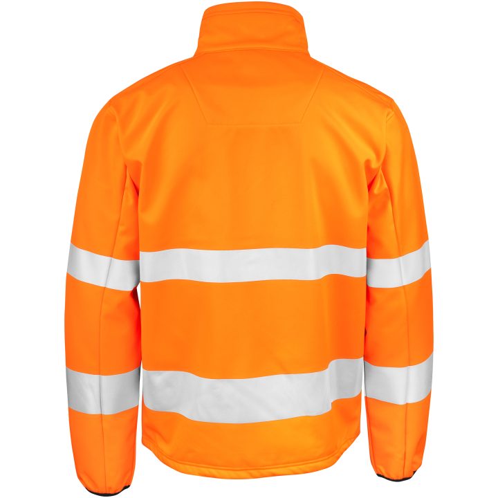 Softshell Jakke Varsel 1202 Practical Orange Jobman XXXL – billede 3