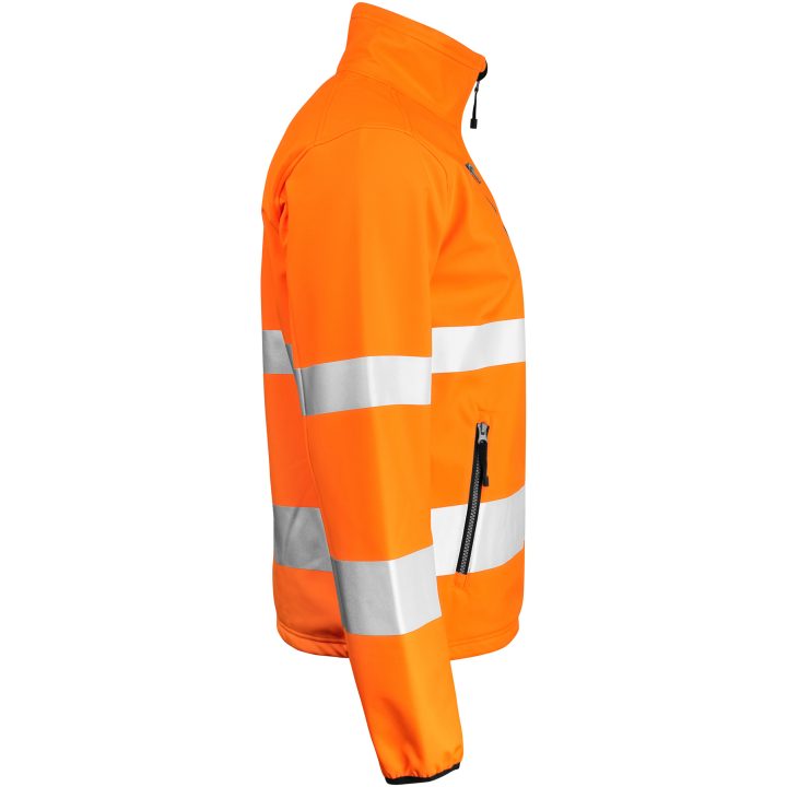 Softshell Jakke Varsel 1202 Practical Orange Jobman XXXL – billede 4