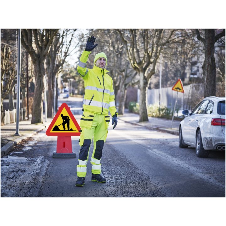 Softshell Jakke Varsel 1202 Practical Orange Jobman XXXL – billede 5