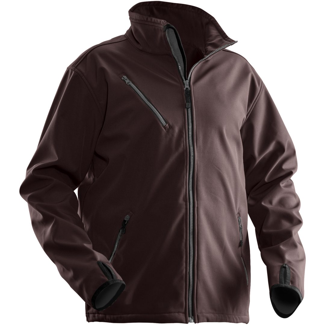 Softshell Light Jakke 1201 Practical Brun Jobman XXXL