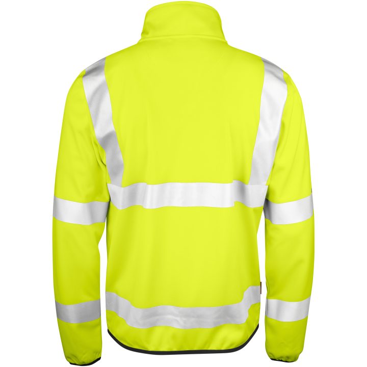 Softshell Light Jakke Varsel 5101 Practical Gul Jobman XXXL – billede 3