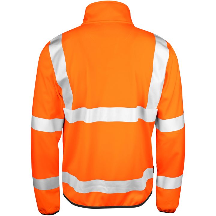 Softshell Light Jakke Varsel 5101 Practical Orange Jobman XXXL – billede 3