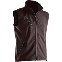 Softshell Light Vest 7502 Practical Brun Jobman