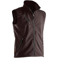 Softshell Light Vest 7502 Practical Brun Jobman