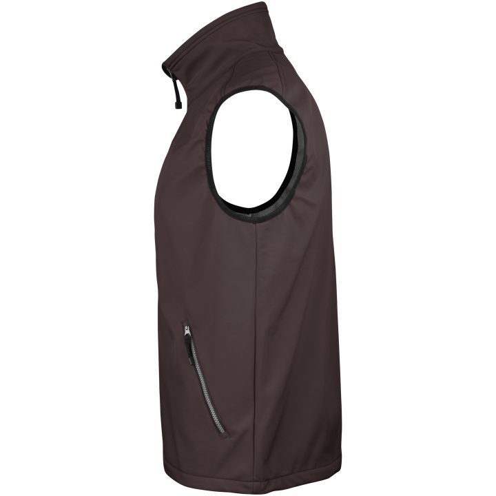 Softshell Light Vest 7502 Practical Brun Jobman XXXL – billede 2