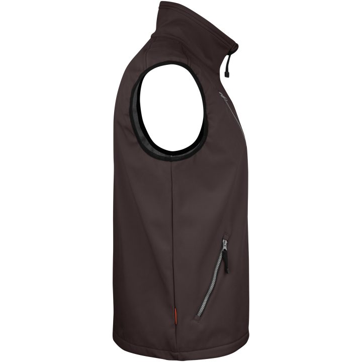 Softshell Light Vest 7502 Practical Brun Jobman XXXL – billede 4