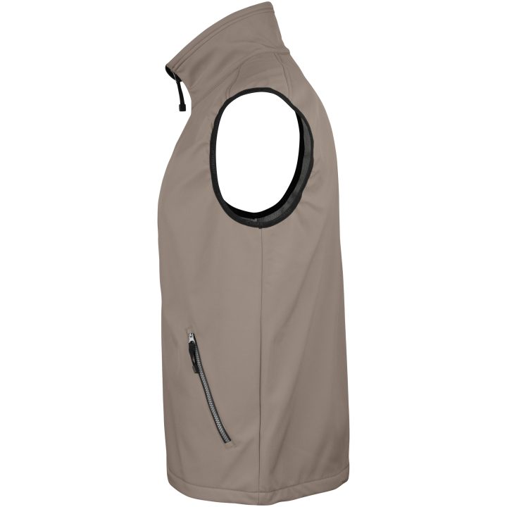 Softshell Light Vest 7502 Practical Khaki Jobman XXXL – billede 2