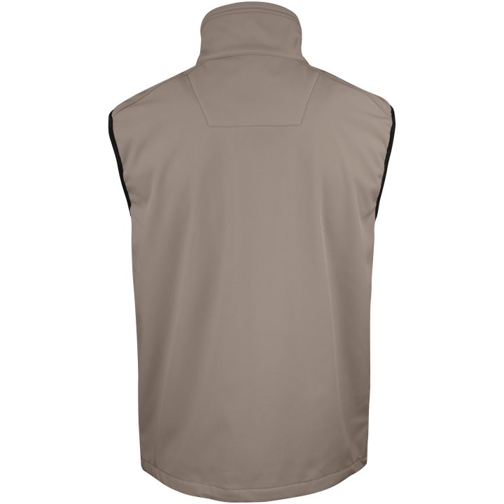 Softshell Light Vest 7502 Practical Khaki Jobman XXXL – billede 3