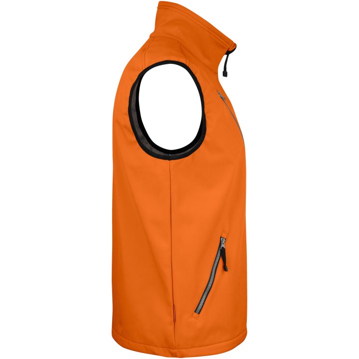 Softshell Light Vest 7502 Practical Orange Jobman XXXL – billede 4