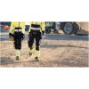Softshelljacka 1376 Varselgul Svart Varsel gul/svart Jobman – miniature 12