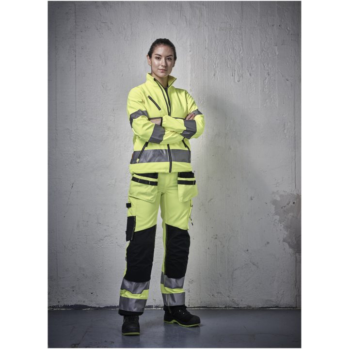 Softshelljacka Dam 1210 Gul Jobman – billede 3