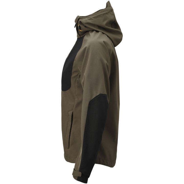 Softshelljacka Dam 1372 Oliv Svart Jobman – billede 4