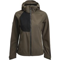Softshelljacka Dam 1372 Oliv Svart Jobman