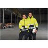 Softshelljacka Dam 1377 Varselgul Svart Varsel gul/svart Jobman – miniature 12