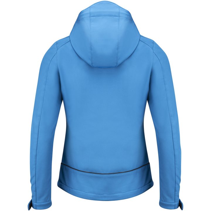 Softshelljacka Dam Karting Havsblå Printer Essentials XS – billede 2