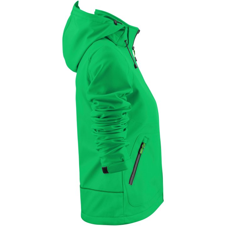 Softshelljacka Dam Karting Klargrön Printer Essentials XS – billede 4
