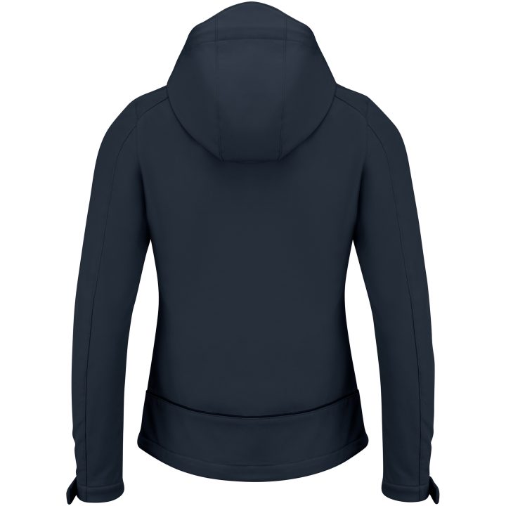 Softshelljacka Dam Karting Mörk marinblå Printer Essentials XS – billede 4