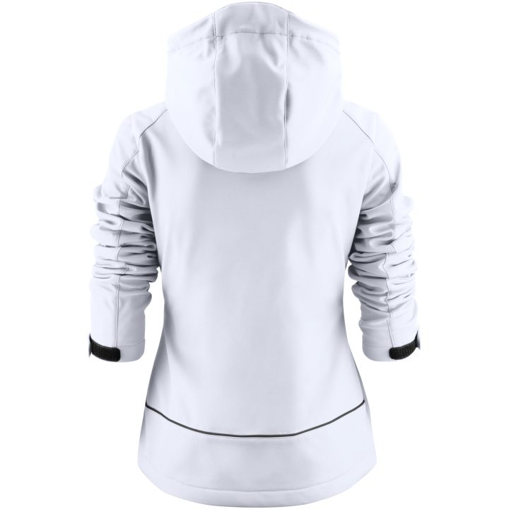 Softshelljacka Dam Karting Vit Printer Essentials XS – billede 2