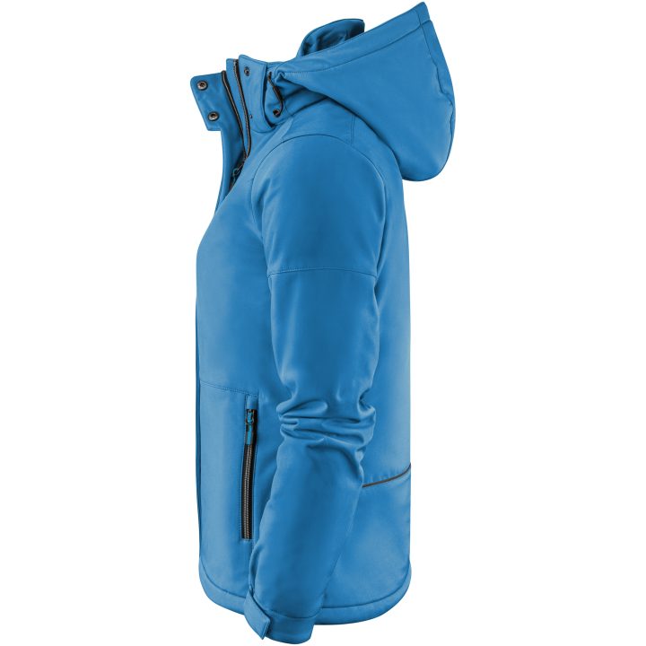 Softshelljacka Dam Overlanding Havsblå Printer Essentials 3XL – billede 2