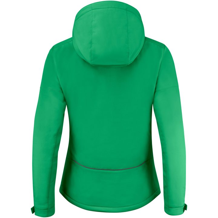 Softshelljacka Dam Overlanding Klargrön Printer Essentials XS – billede 6