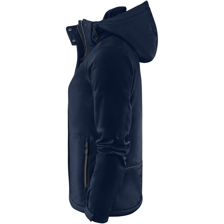 Softshelljacka Dam Overlanding Marinblå Printer Essentials 3XL – billede 3