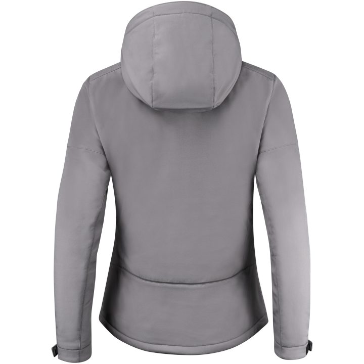 Softshelljacka Dam Overlanding Stålgrå Printer Essentials XS – billede 2